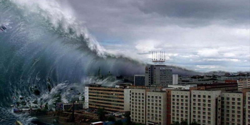 Mơ thấy động đất kèm sóng thần